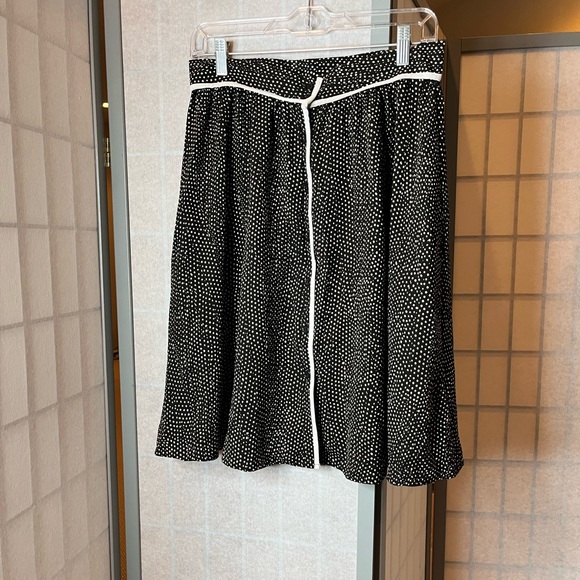 ModCloth Jessy B black and white polka dot skirt - Picture 1 of 6